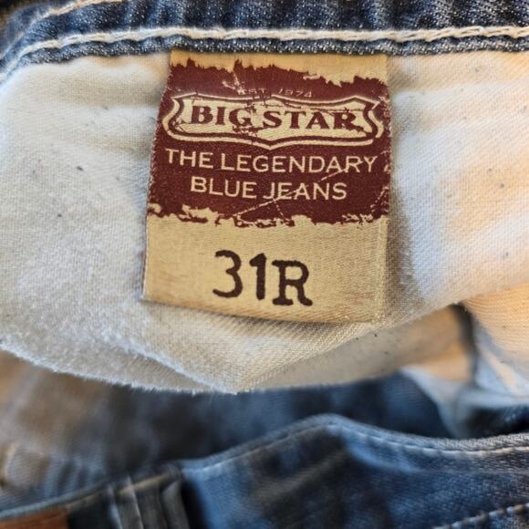 Buckle Big Star Pioneer Jeans Mens 31R Regular Boot Cut Casual Rodeo Cowboy - Picture 7 of 11